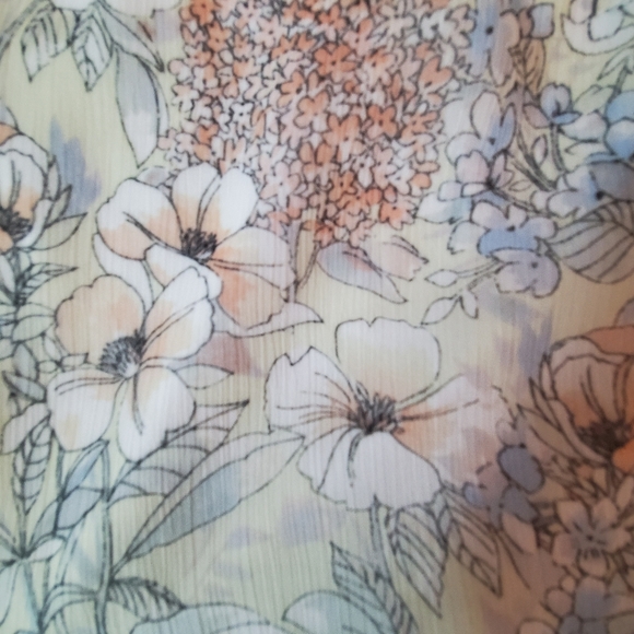 Tommy Hilfiger Floral Sheer Overlay Shift Dress - Picture 6 of 11